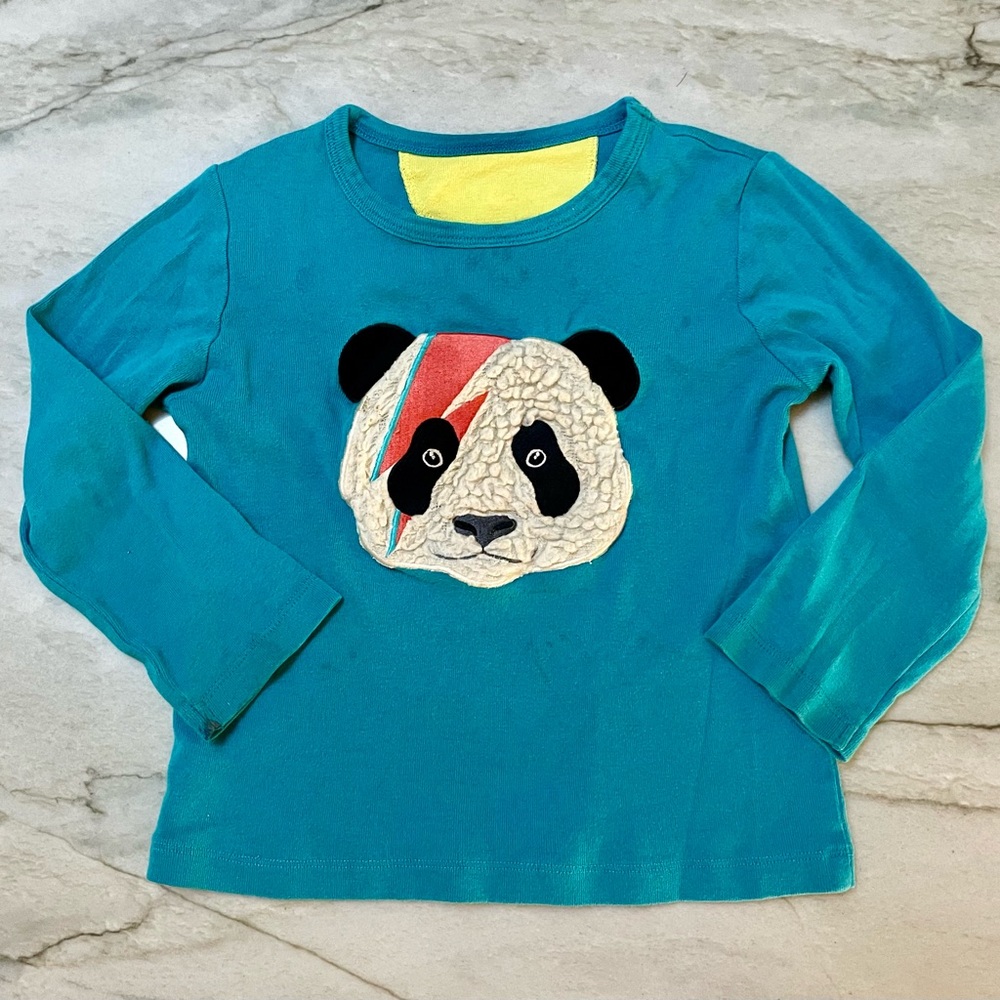 Teal green Milk on the Rocks purchased in Paris 💯 cotton long sleeve T